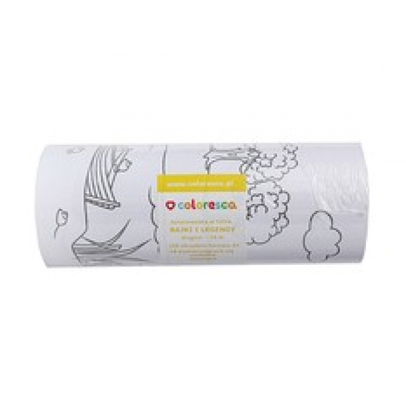 COLORESCA Книга за оцветяване в ролка Приказки и легенди 30м 3+