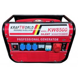 KraftWorld Трифазен бензинов генератор KW-8500 2 kW