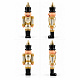 Aga Комплект коледни орнаменти 4 бр Nutcracker Golden