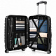 Aga Travel Комплект пътнически куфари MR4681 Черен