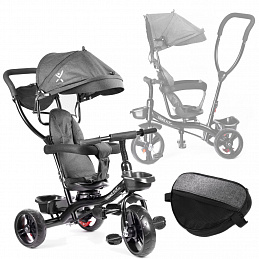 Aga Детска триколка TRIKE FIX LITE сива - 6DZ103 - II. КАЧЕСТВО