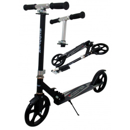 R-Sport Голям сгъваем скутер H5 до 100 кг Черен