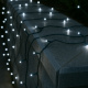 Linder Exclusiv Соларен светлинен гирлянд 150 LED Студено бяло