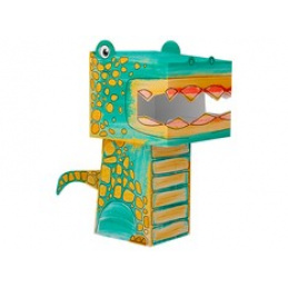 MONUMI 3D страница за оцветяване Тиранозавър 3+