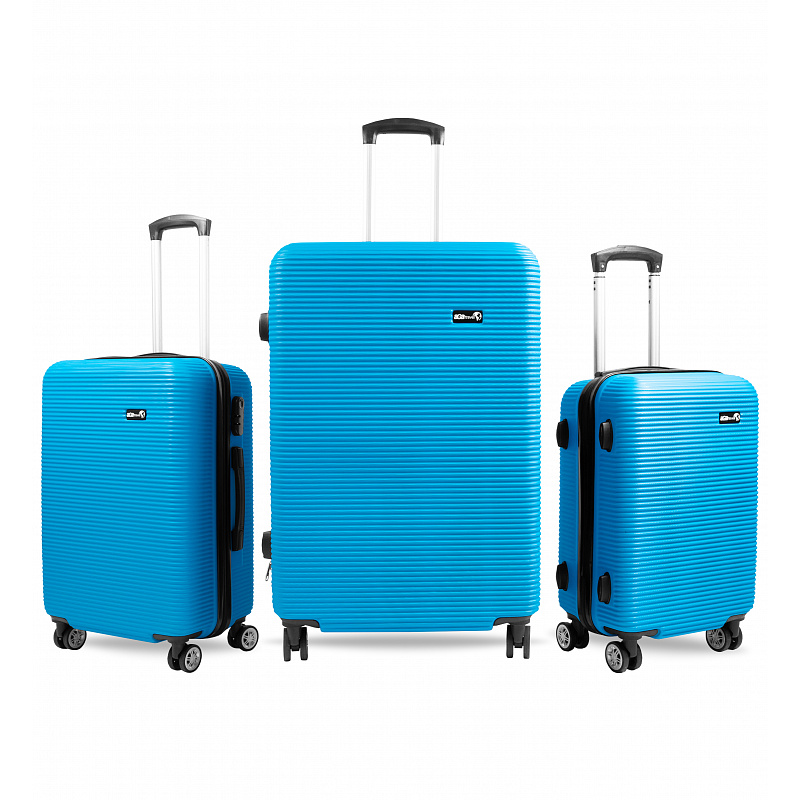Aga Travel Комплект куфарчета за пътуване MR4651 Светлосиньо