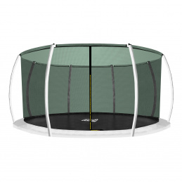Aga Вътрешна защитна мрежа 366 см за 8 пръта Тъмно зелена (кръг)