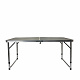 Aga Сгъваема къмпинг маса 120x60x54/60/70 см Сива