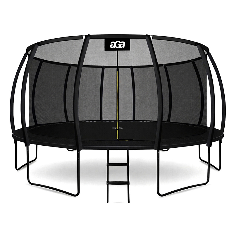 Aga SPORT EXCLUSIVE Батут 500 см черен + защитна мрежа + стълба