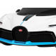 Bugatti Divo Автомобил-играчка на батерии, бял + дистанционно управление + EVA + бавен старт + LED MP3
