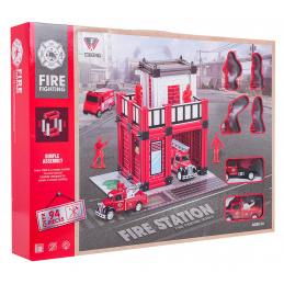 Комплект Пожарна Станция Гараж + Аксесоари и Фигурки
