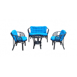 LEX Комплект от ратан BAHAMA Black Blue