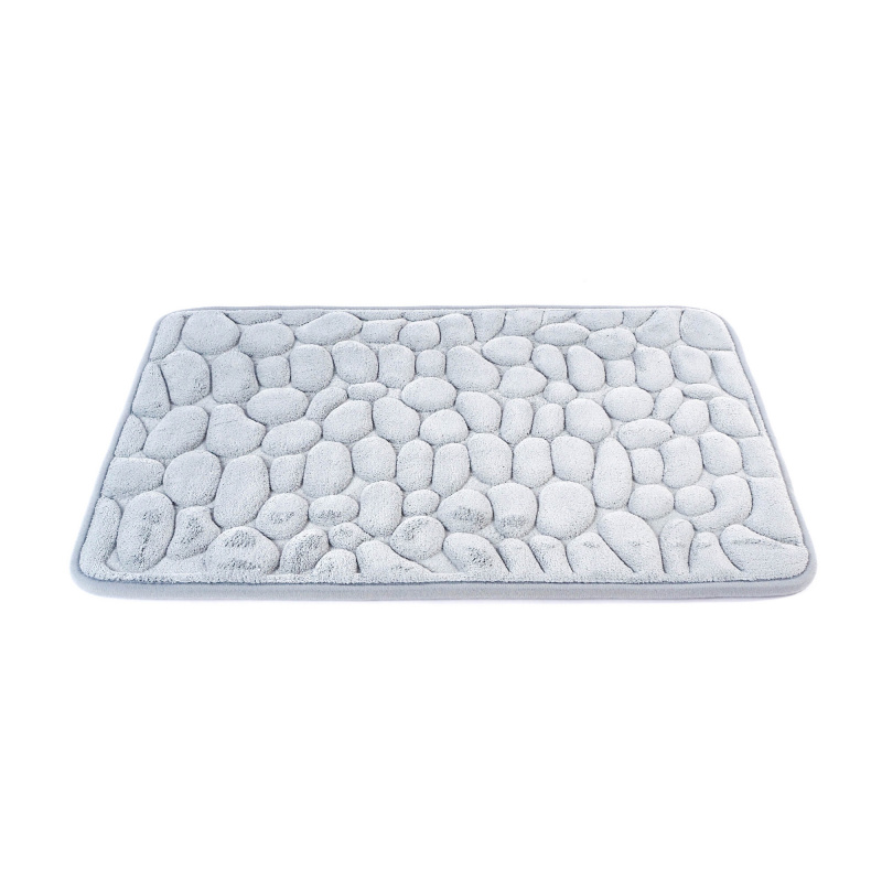 Aga Постелка за баня 40x60 см Сива