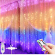 LED светлинна завеса 3х2,8 м - многоцветна