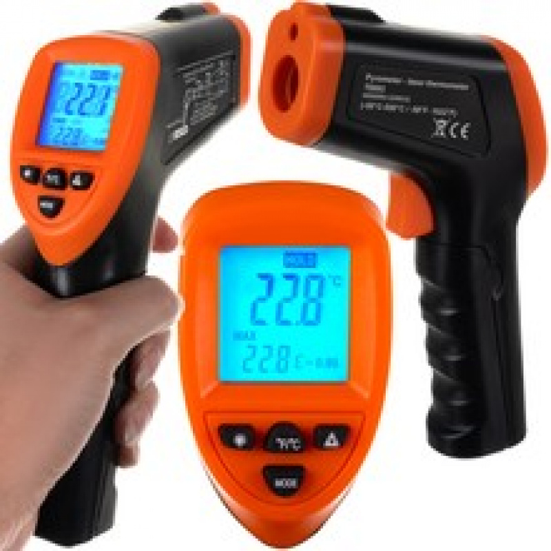Инфрачервен безконтактен термометър ISO DT-8550
