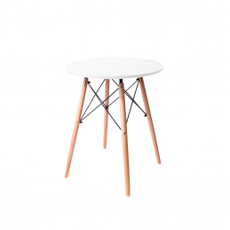 Aga Трапезна маса 60 cm Бяла