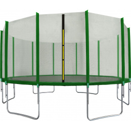 Aga SPORT TOP Батут 500 см Тъмнозелен + защитна мрежа