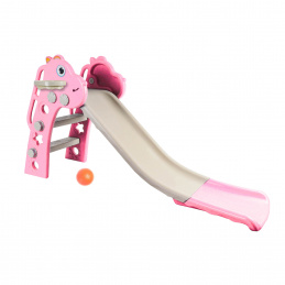 Aga4Kids Пързалка с дръжка 130 см DS3701 Розова