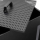 Aga Контейнер за пелети 36x36x52 см Черен