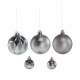 Aga Коледни топки MIX 3/6cm 44бр Сиви