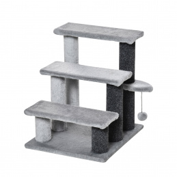 Aga Стълби за котки 48x40x45 см Сиви