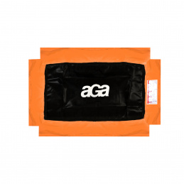 Aga Покривало за пружини за правоъгълен батут 122x183 см Оранжево