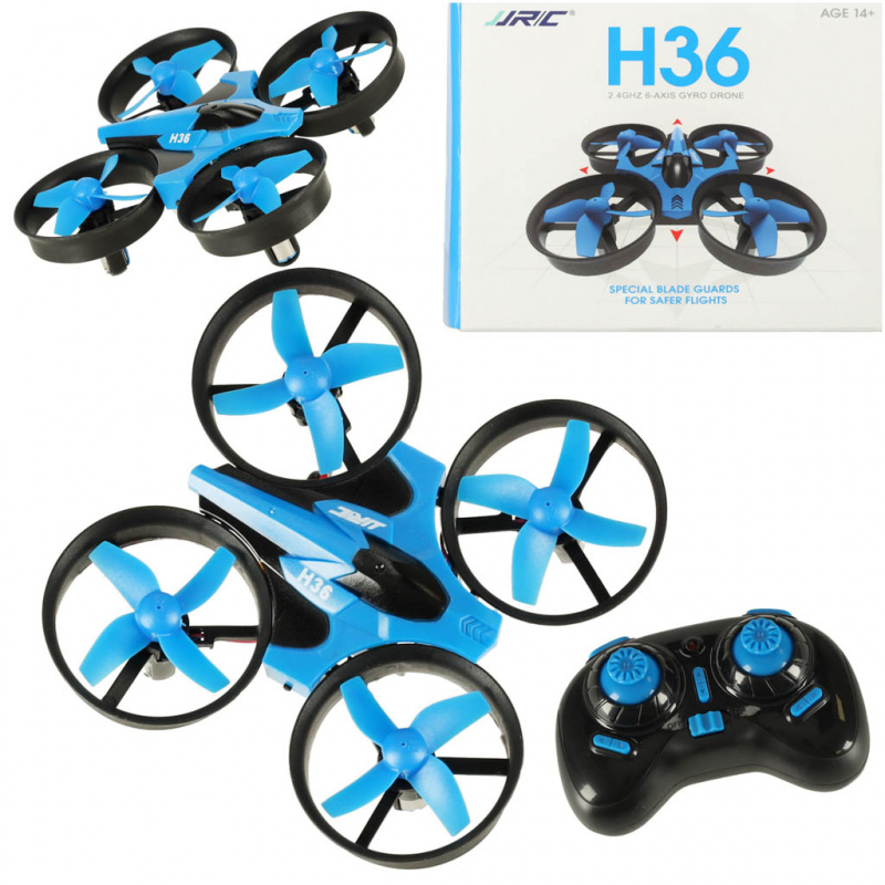 Aga RC Mini Drone JJRC H36 2.4GHz 4CH синьо