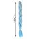 Синтетични плитки за коса Canel Ombre blue ISO