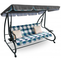 Aga Градинска люлка 2в1 GRANDLUX XXL Square зелена