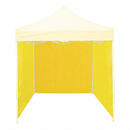 Aga Странични панели за търговски щанд 2x2m Жълт