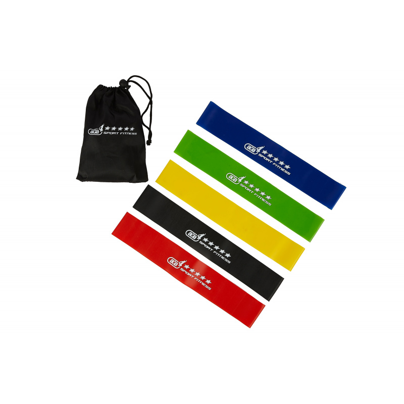 Aga Fitness Комплект ластици за тренировка със съпротивление