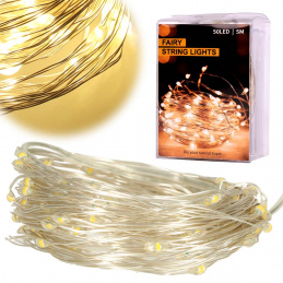 Aga LED декоративна тел 5 м 50 LED топло бяло