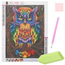 Malatec 17012 Диамантена рисунка 5D - Сова