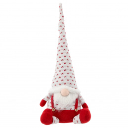 Aga Коледен елф 63 cm Червен