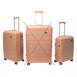 Aga Travel Комплект пътни куфари Пудрено розово, размер M + S, 6CZ017 - II. КАЧЕСТВО