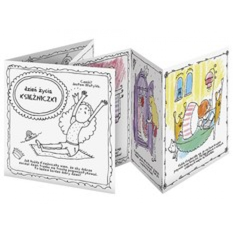 Книга за оцветяване MONUMI - Ден от живота на една принцеса 5+