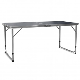 Aga Сгъваема маса за къмпинг 120x60x54/60/70 cm Grey