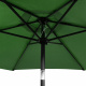 Градински чадър с накланяне Aga 250 см тъмнозелен