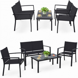 Градинско обзавеждане - диван, 2 фотьойла, маса