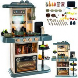 Детска кухня XL със звуци и течаща вода Blue ISO 11546