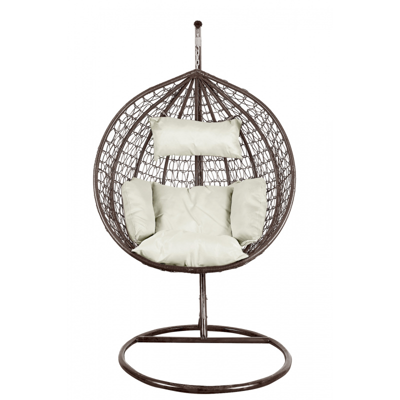 Aga Висящ фотьойл ORTA Кафяв/бежов