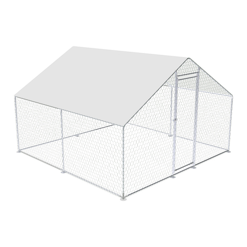 Aga Кокошарник 3x3x2 м с покривало - външна клетка за птици и зайци