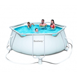 Bestway Steel Pro Frame 3.3 x 1.02 m 56245 + Касетъчна филтрация