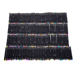 Aga Двустранни алкохолни маркери в калъф 168 броя