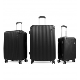 Aga Travel Комплект пътнически куфар MR4652 Black