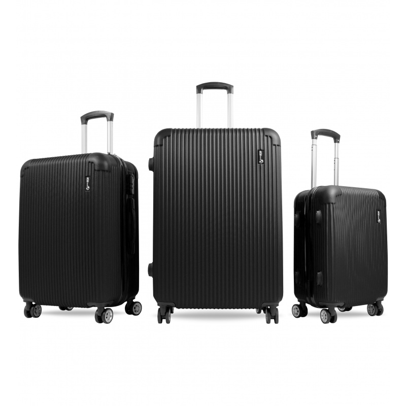Aga Travel Комплект пътнически куфар MR4652 Black