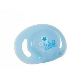 Светещ силиконов ортодонтски биберон 6m+ LULABI Blue Светещ силиконов ортодонтски биберон 6m+ LULABI Blue