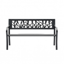 Градинска пейка Aga Kovová 125x53x77 см