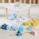 Aga4Kids Дървен куб за поставяне на двигател