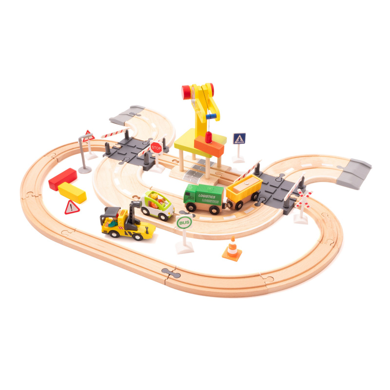 Aga4Kids Дървено влакче 36 части DS5642