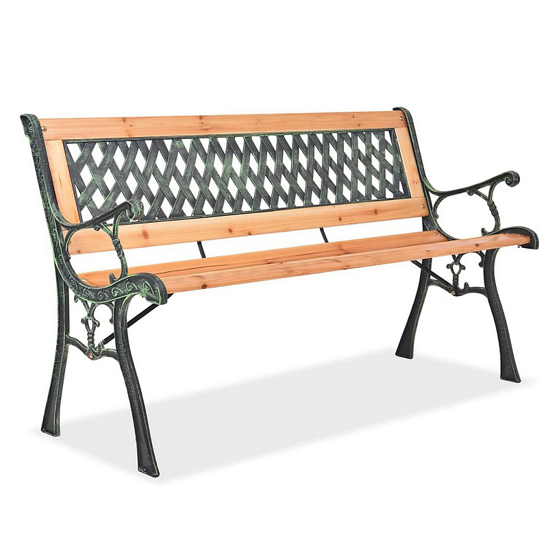 Aga Градинска пейка 125x52x74 cm 6DAZ558 - II. КАЧЕСТВО